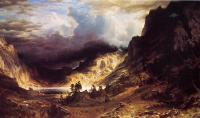 Bierstadt, Albert - A Storm in the Rocky Mountains Mr Rosalie